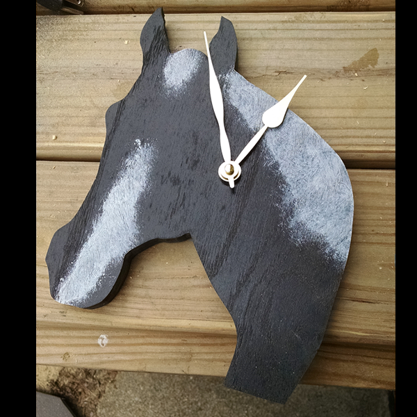 Painted Horse Clock